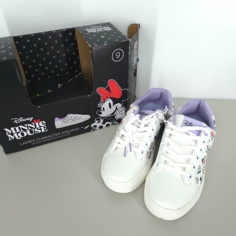 Disney’s Minnie Mouse Sneakers Size 9 NWT